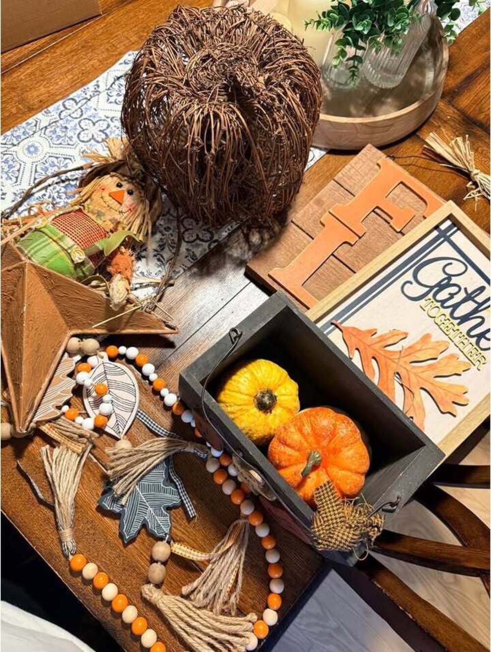 Lot of fall decorations